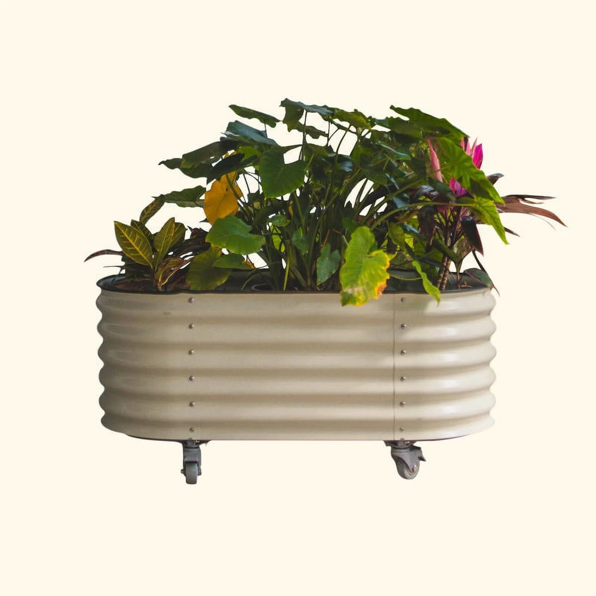 2 x 4 ft Self-Watering Rolling Raised Planter Bed I501