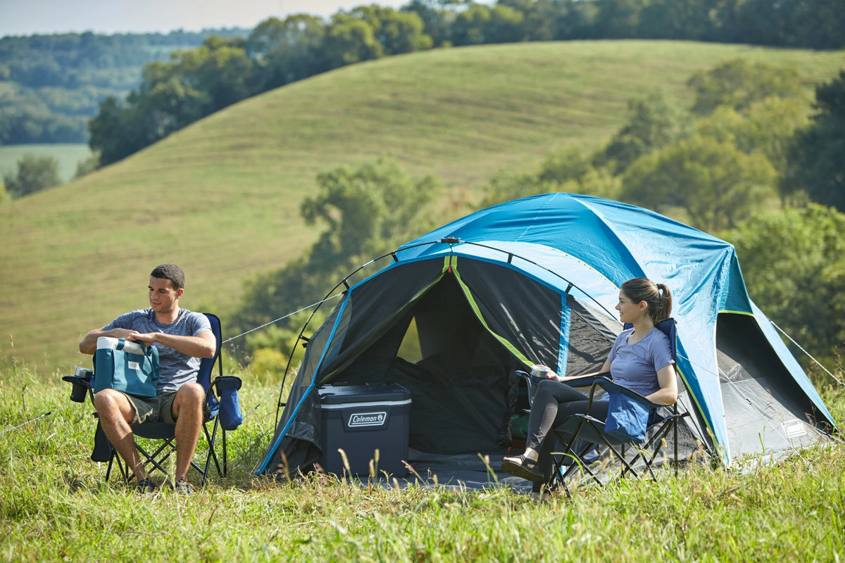 4-Person Dark Room Dome Camping Tent with Screen Room O906