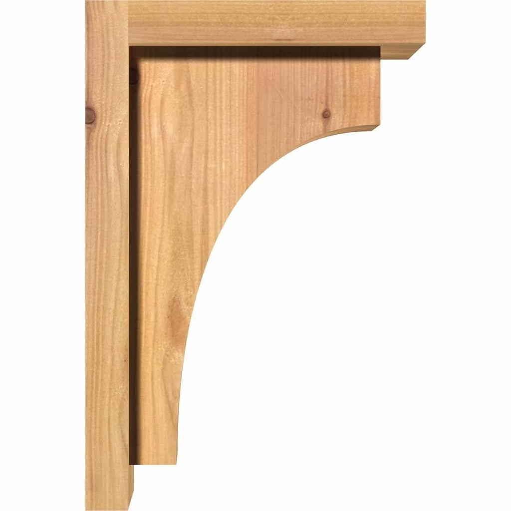5 1/2x22W x 14x22D x 30x22H Smooth Corbel with Backplate E11973