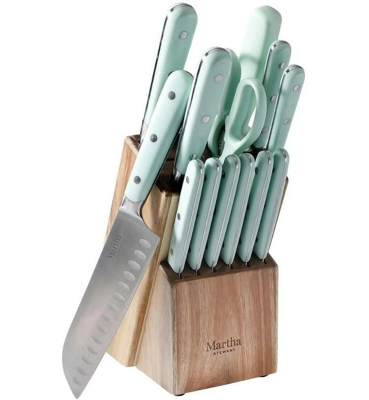 14-Piece Cutlery Set with Wood Block V78894