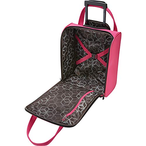 Pink Expandable Softside Luggage with Spinner Wheels A13121