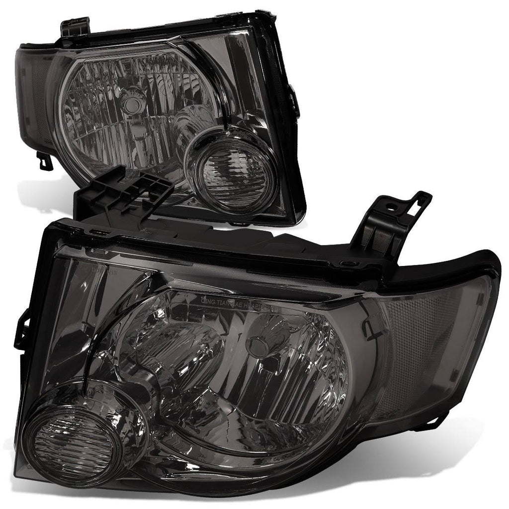 Smoked Housing Clear Corner Headlamp Pair K34941