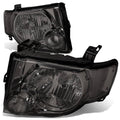 Smoked Housing Clear Corner Headlamp Pair K34941