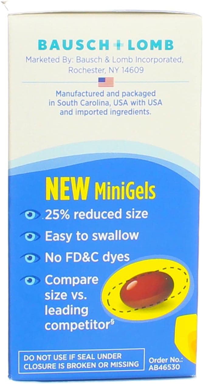 50 ea Pack of 4 Eye Vitamin & Mineral Softgels Q6639