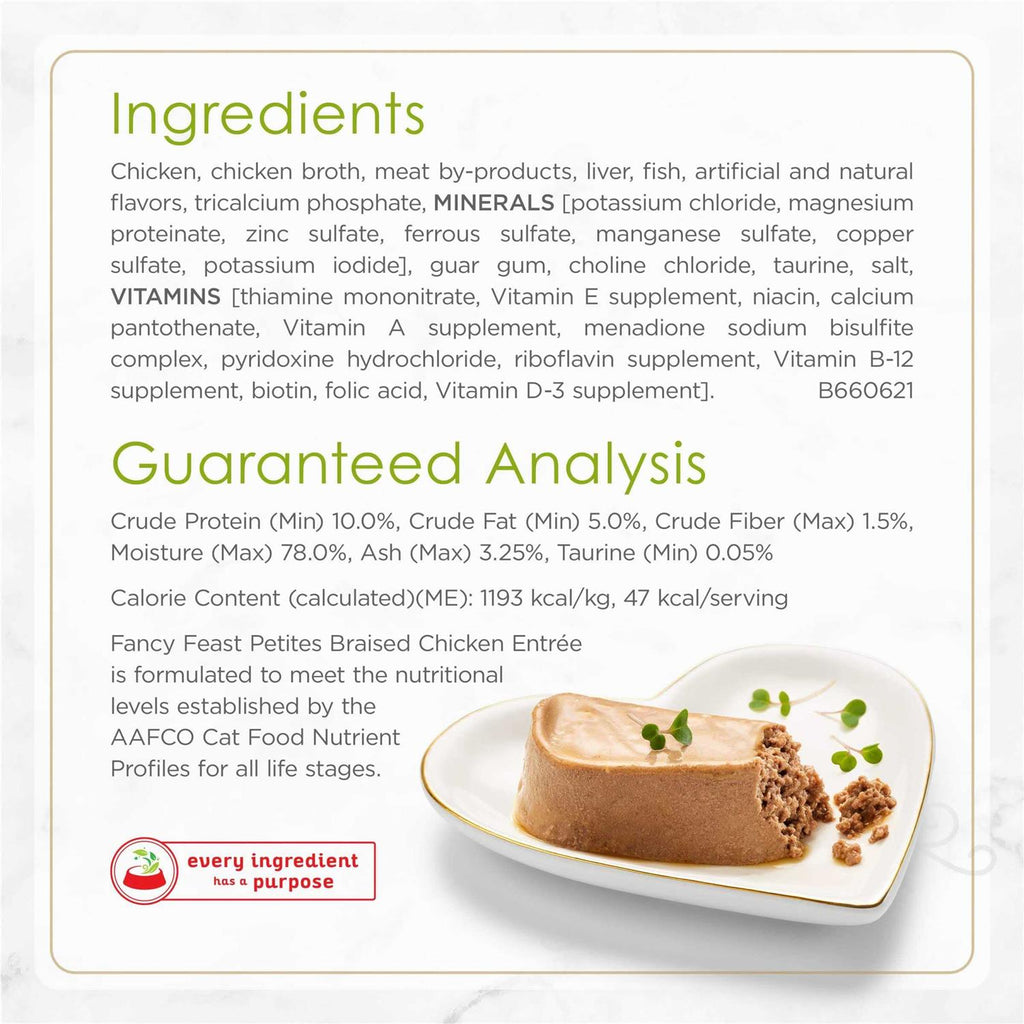Pate Braised Chicken Entree Wet Cat Food Y32166