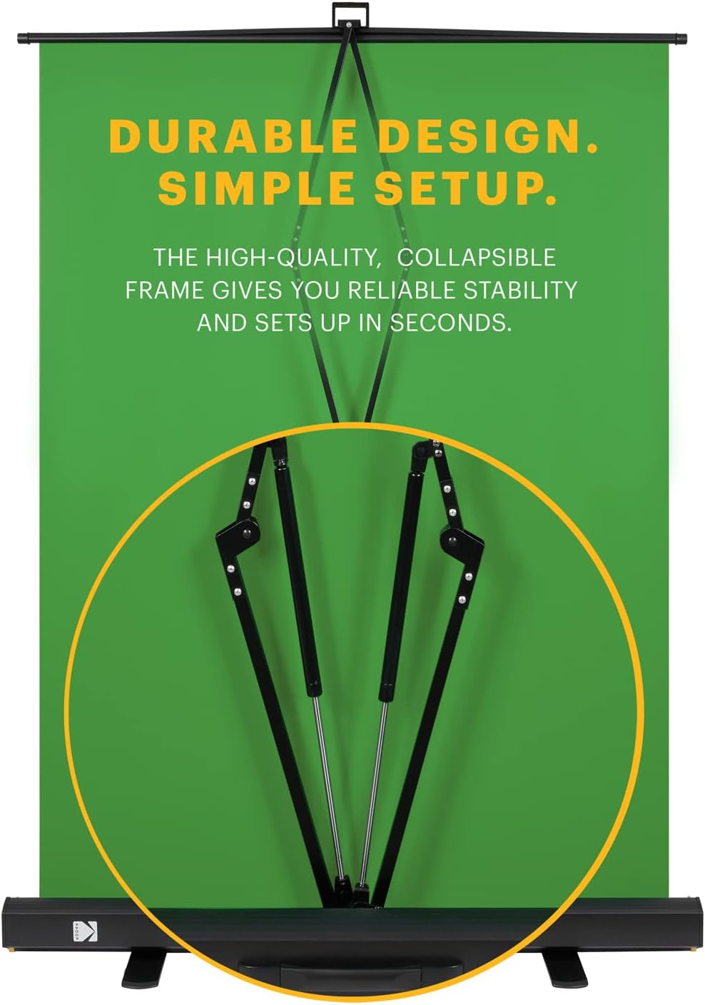 Portable Collapsible Green Screen Chroma Key Backdrop with Stand A946