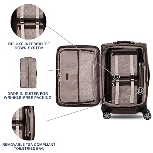Bordeaux Red 8 Wheel Spinner Carry On Luggage 21-Inch F893