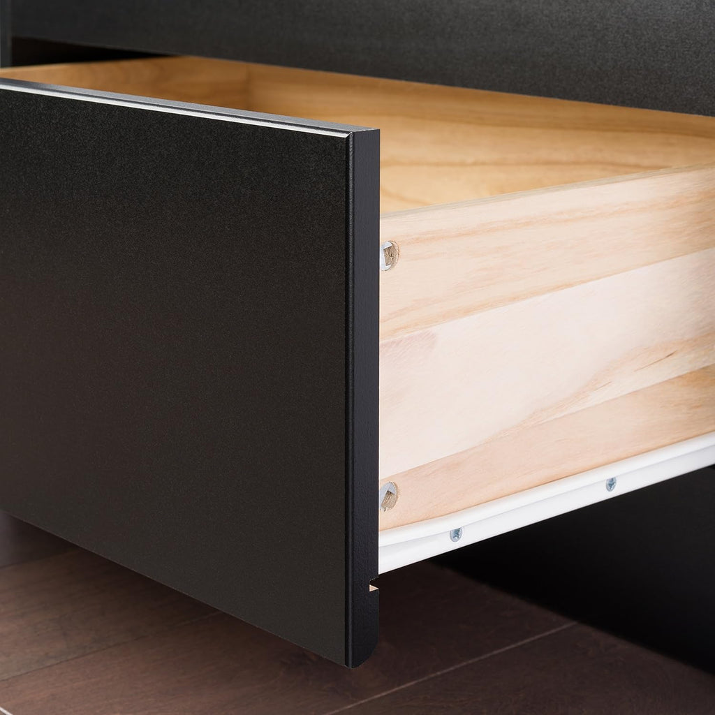 Black Full Platform Storage Bed with 6 Drawers J472390