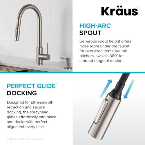 Spot Free Stainless Steel Single-Handle Touch Kitchen Sink Faucet with Pull Down Sprayer V62745