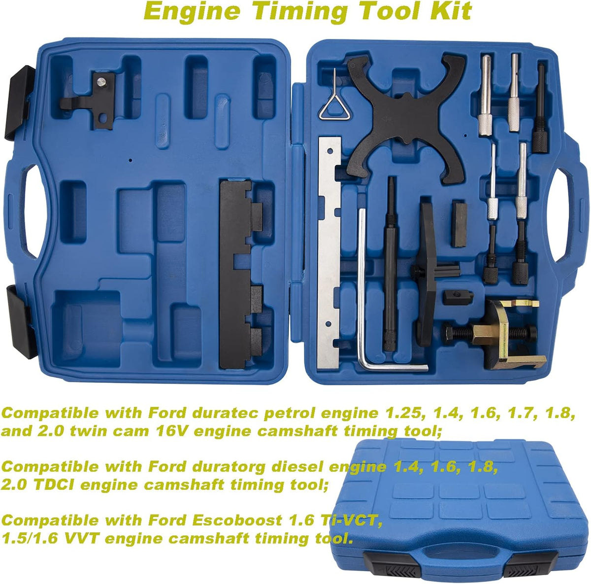 Timing Tool Kit 1.4 1.6 1.8 2.0 Camshaft Flywheel Locking Tool Pack of 2 L1755