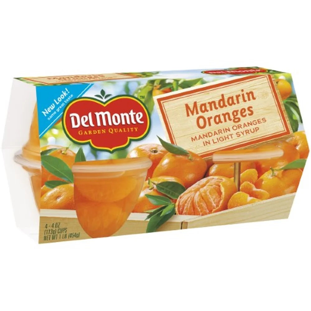 Mandarin Oranges in 100% Juice Fruit Cups (Pack of 16) O502704