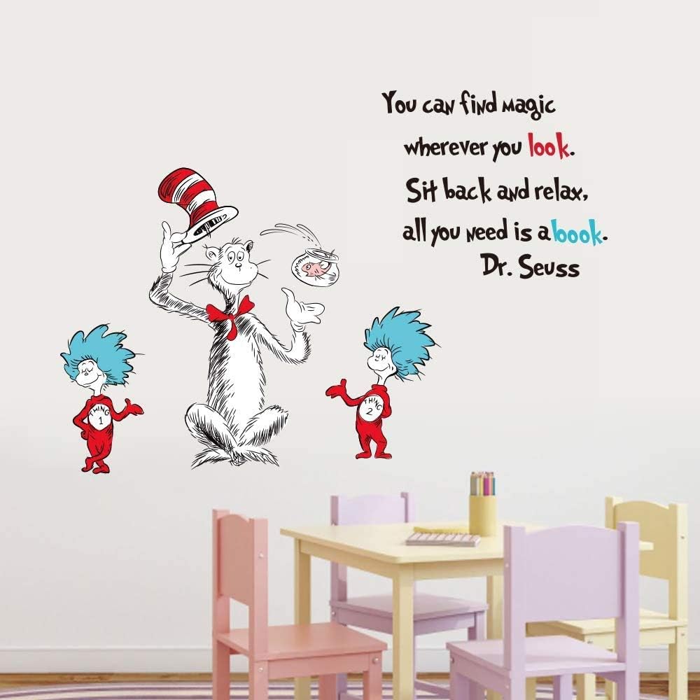 Kids Wall Art Stickers Inspirational Quotes Wall Decals G56554