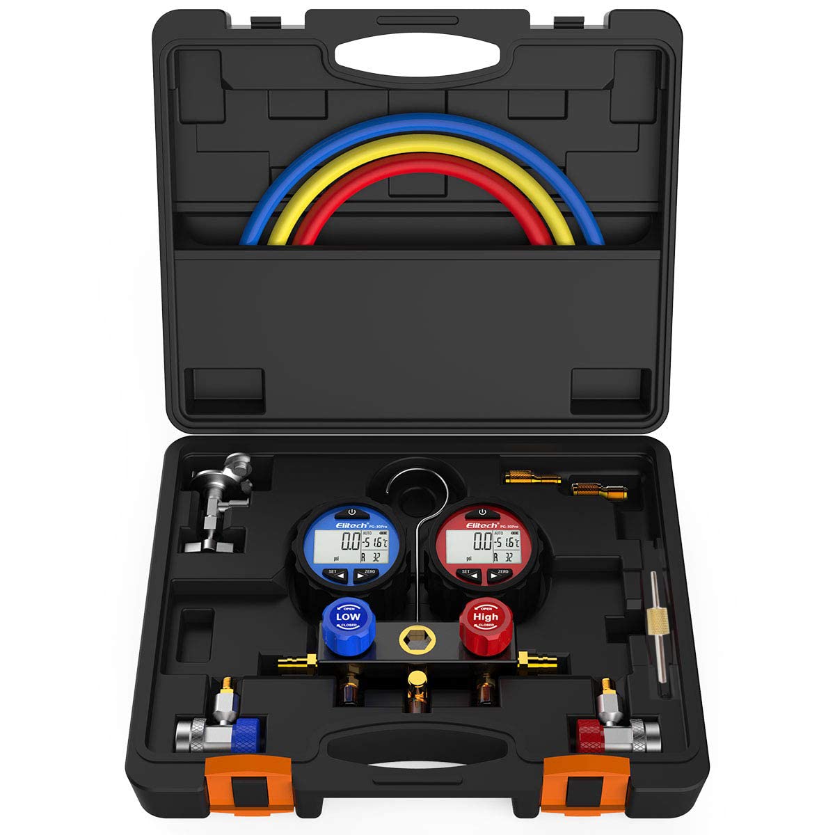 AC Manifold Gauge Set with Hoses and Carrying Case K6708