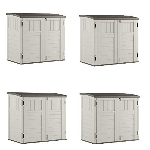 34 Cu Ft Capacity Horizontal Outdoor Storage Shed Z7577