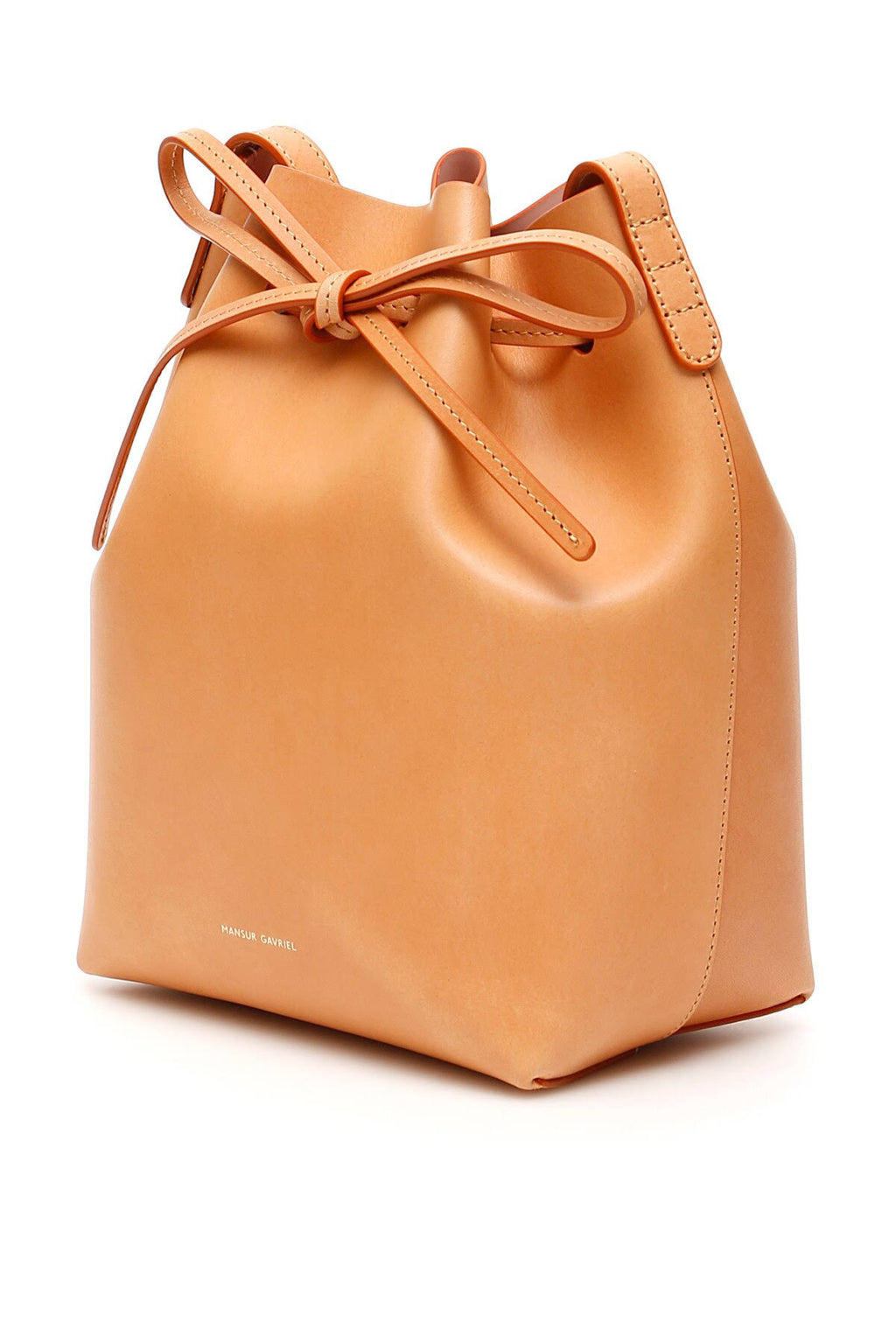 Mini Leather Bucket Bag T423