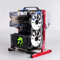 Red Open Air Frame Chassis Case U576211