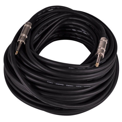 100-Feet 1/4 to 1/4-Inches 12-Gauge Speaker Cable Pair V226