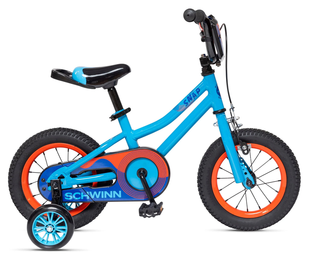 12 inch Blue Kids Bike with Training Wheels A204