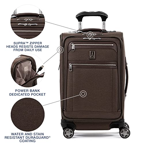 Bordeaux Red 8 Wheel Spinner Carry On Luggage 21-Inch F893