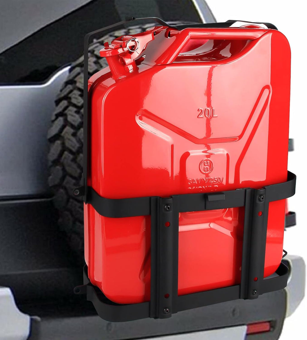 Black Lockable Gas Can Holder Pack of 2 N398509