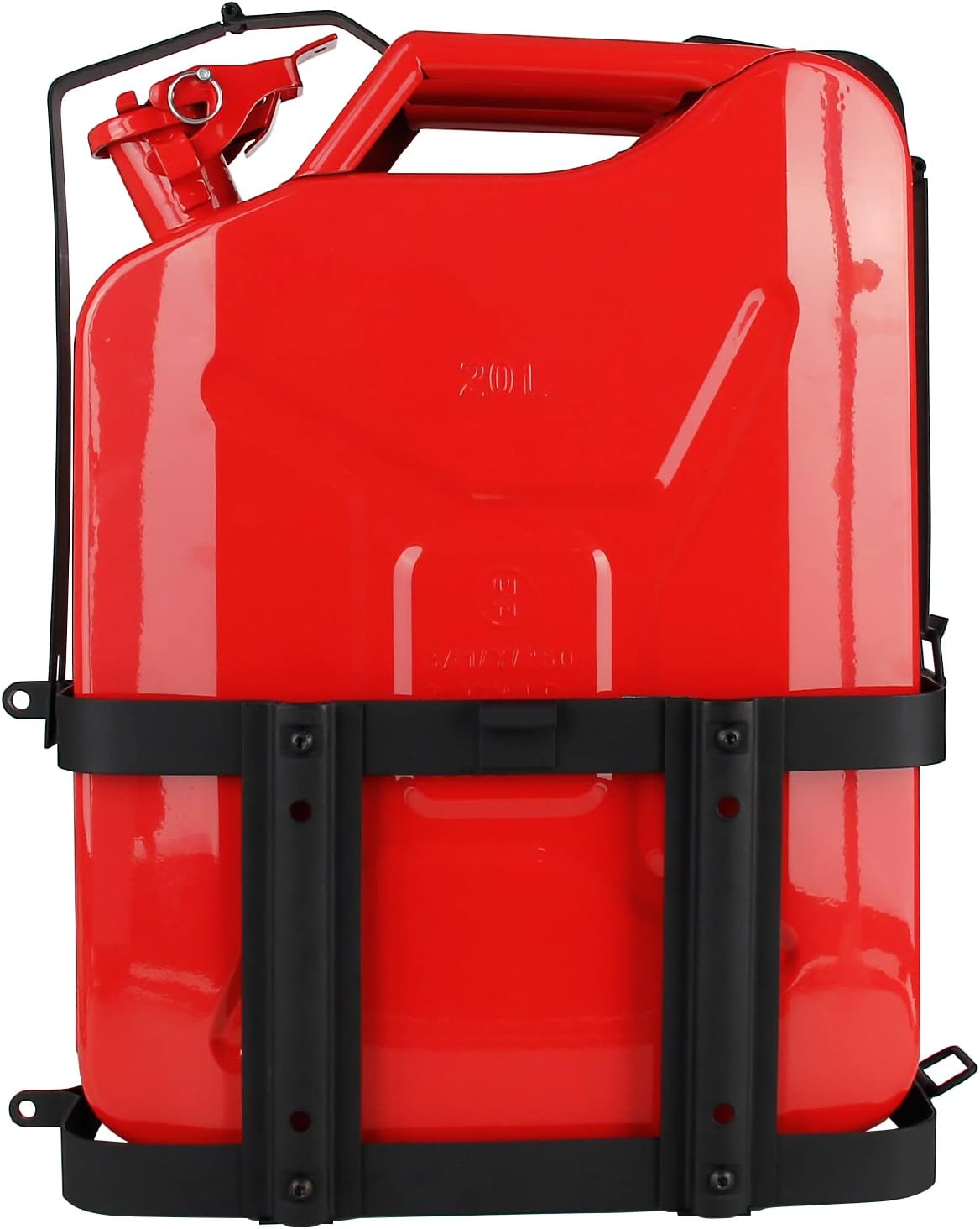 Black Lockable Gas Can Holder Pack of 2 N398509