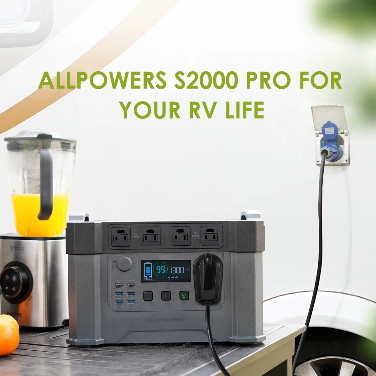 Portable Solar Generator Kit with 100W Foldable Solar Panel and 1500Wh Power Station I901574