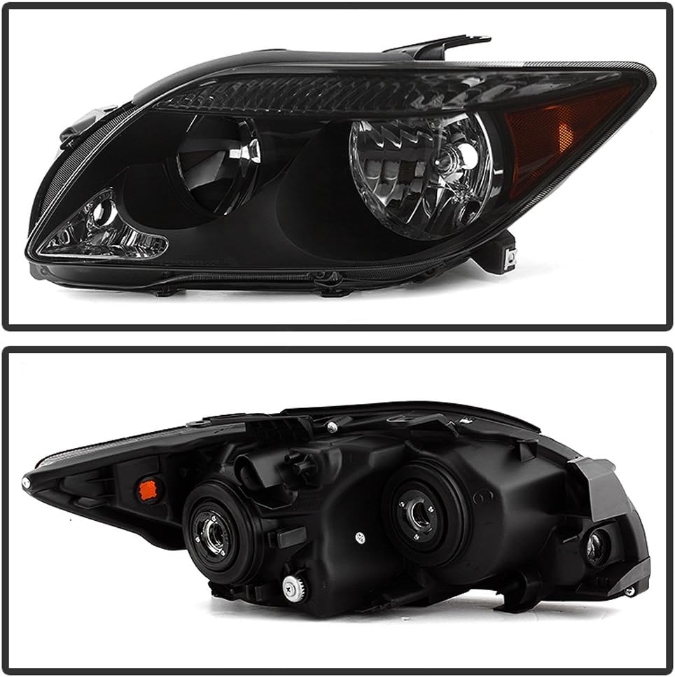 Black Smoked Headlights Driver + Passenger Side V174102