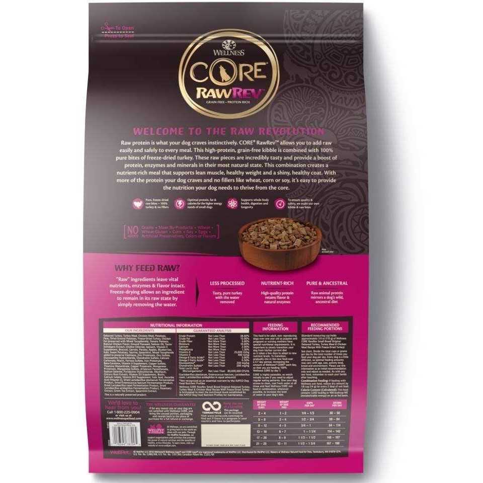 Natural Grain Free Original Chicken with Freeze Dried Turkey Small Breed Dry Dog Food N978487