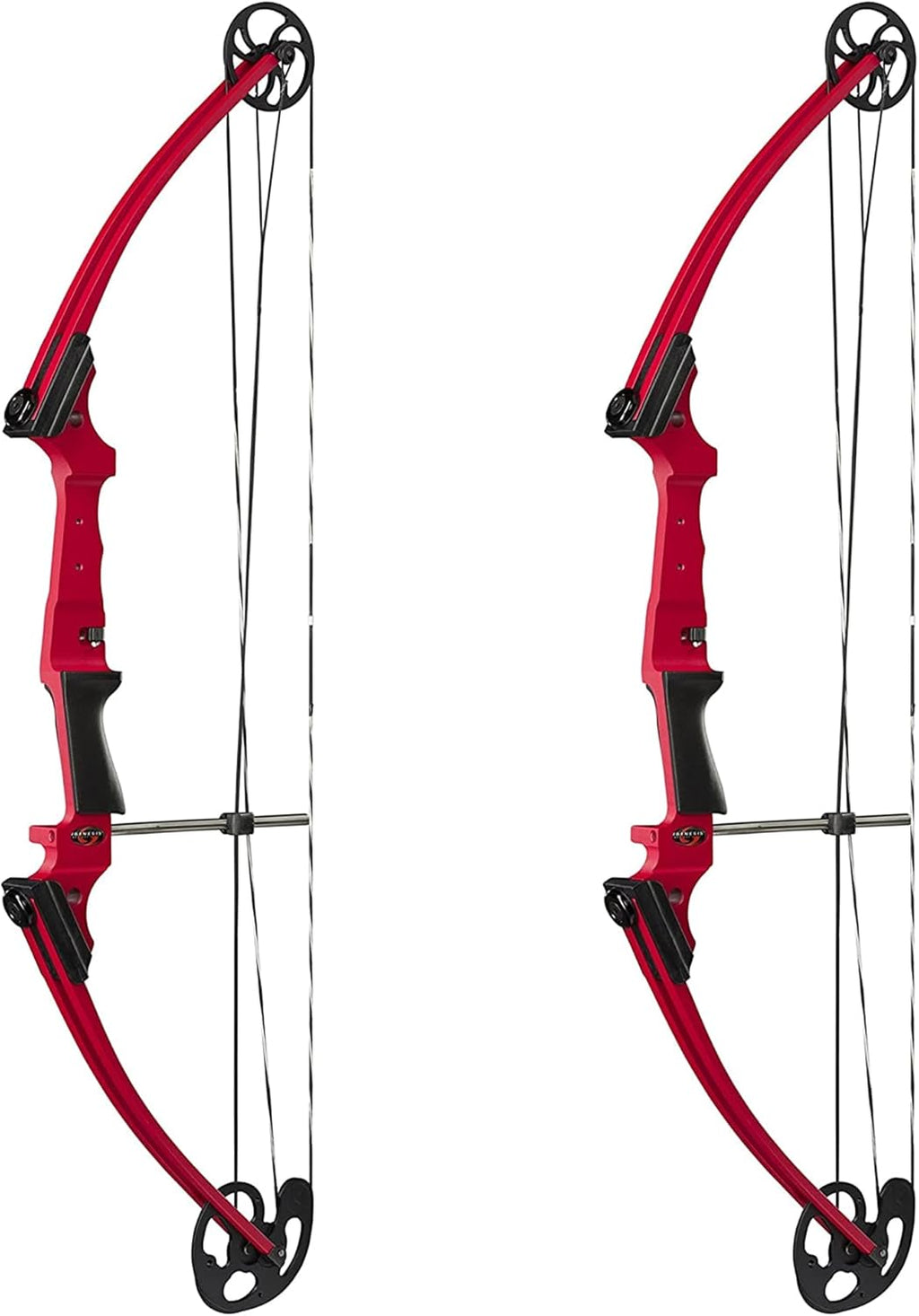 Red 2 Pack Adjustable Draw Length Compound Bow G36984