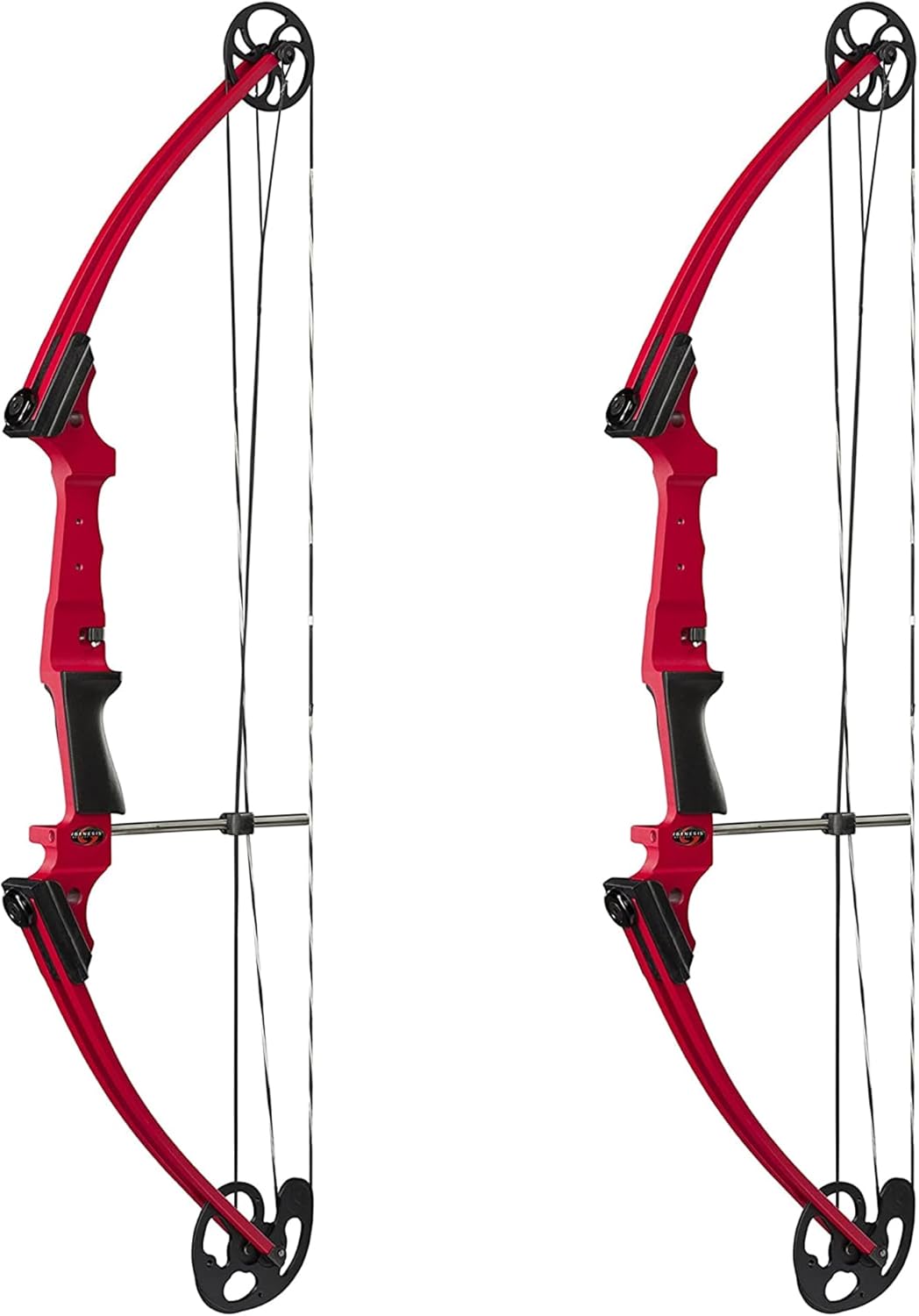 Red 2 Pack Adjustable Draw Length Compound Bow G36984