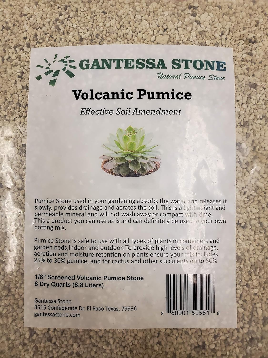 8 Quarts Gardening Pumice Soil Amendment C2954