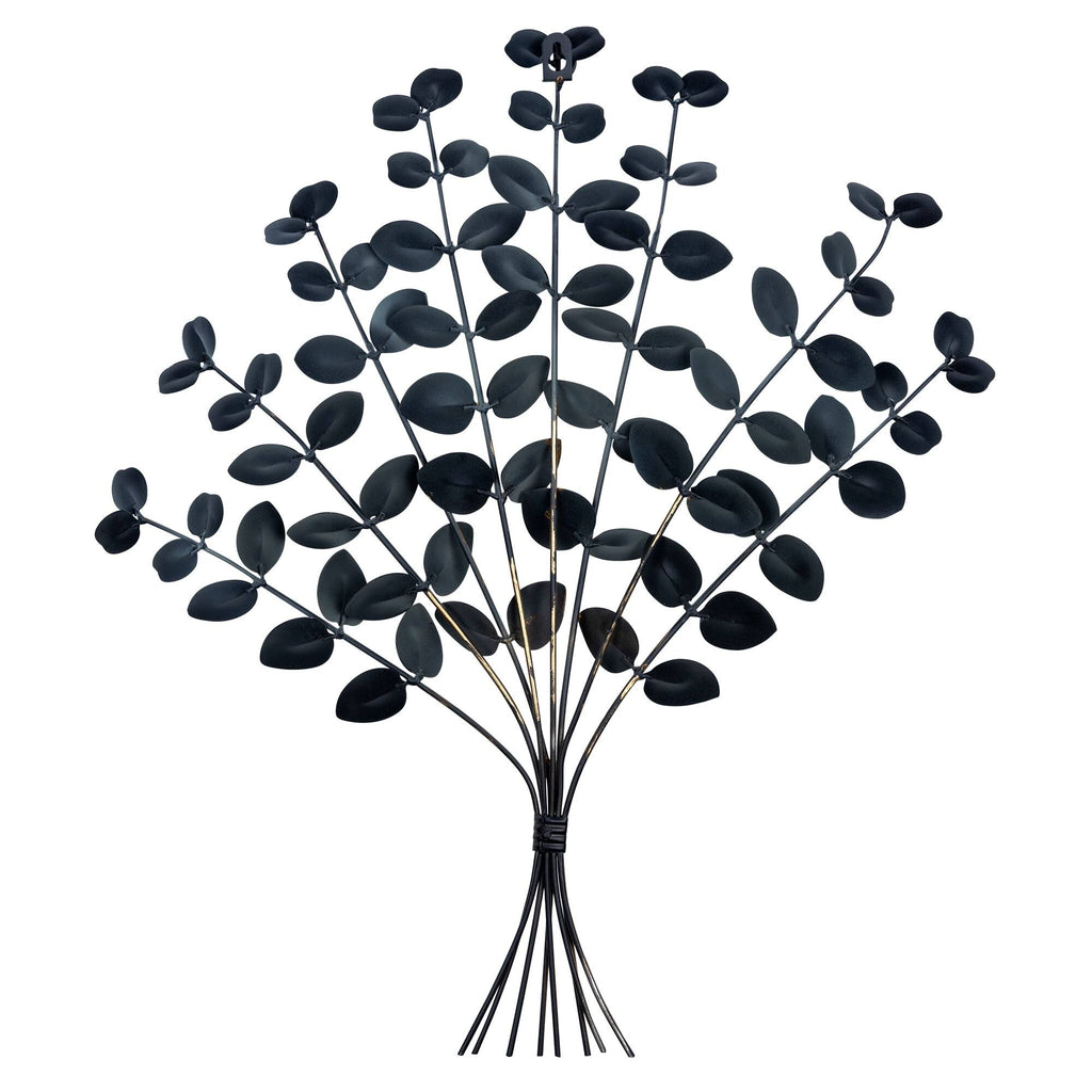Metal Eucalyptus Bouquet Wall Decor N547