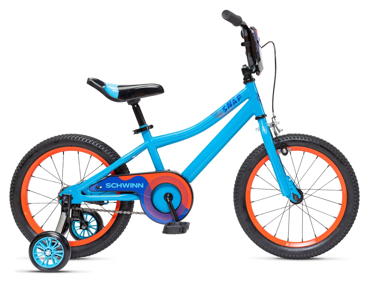 12 inch Blue Kids Bike with Training Wheels A204