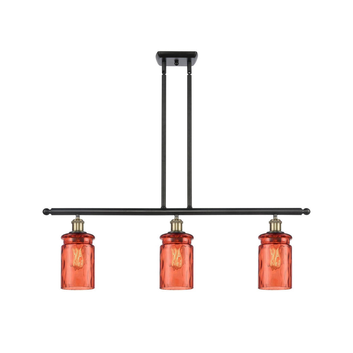 Black Antique Brass 3 Light Island Light E469536