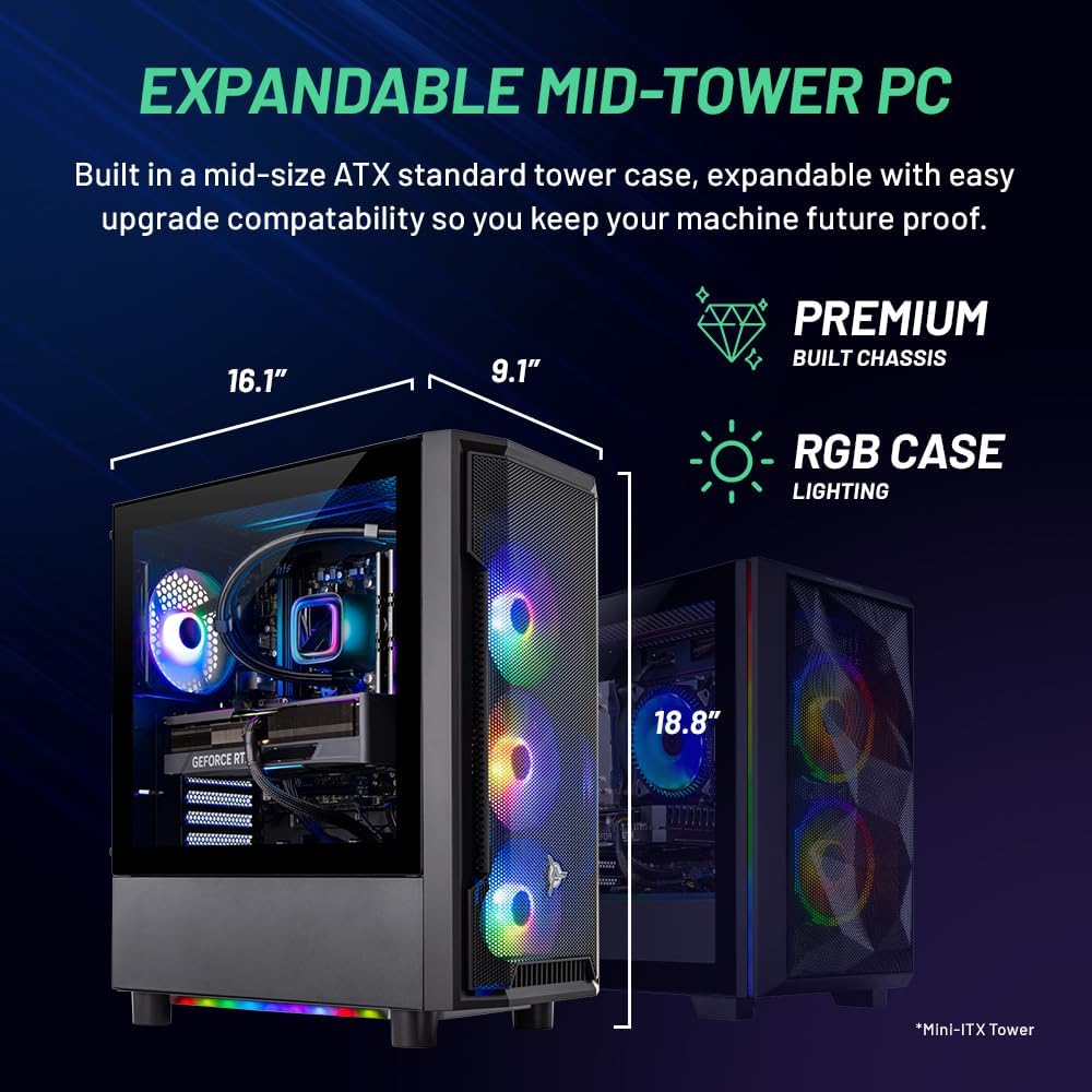 Black Gaming PC Desktop Q781