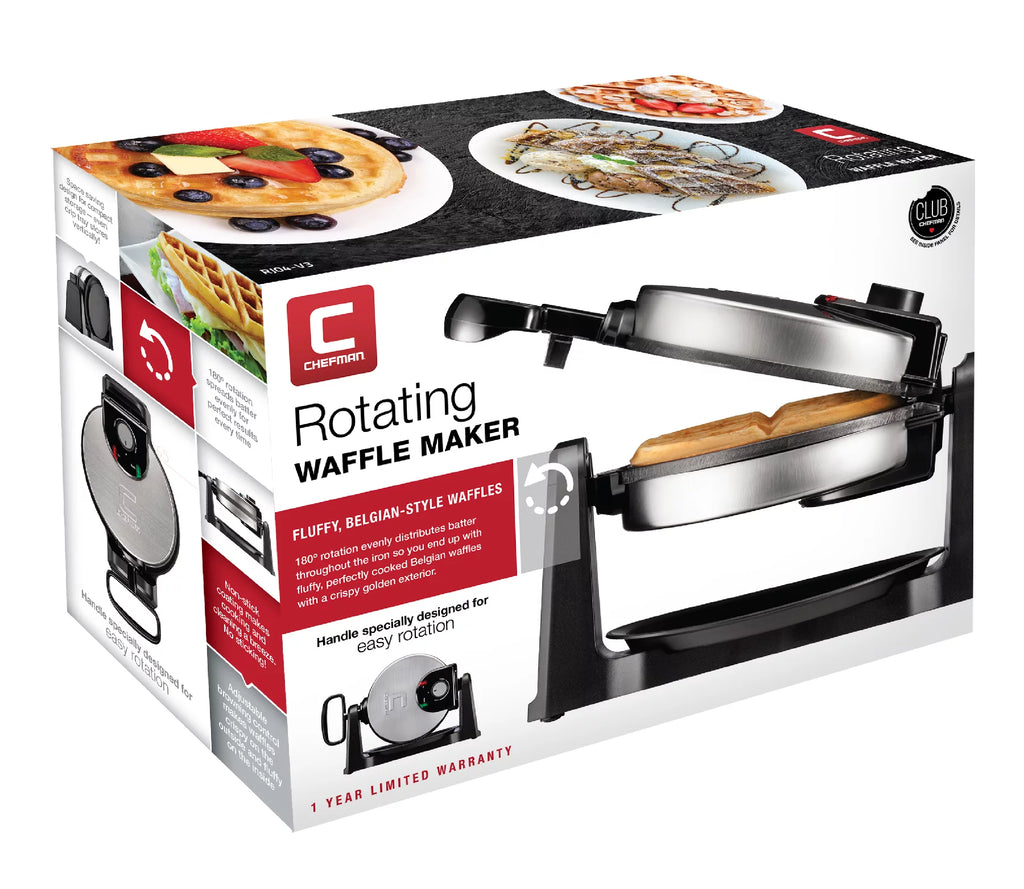 Stainless Steel Non Stick Belgian Waffle Maker Q8167