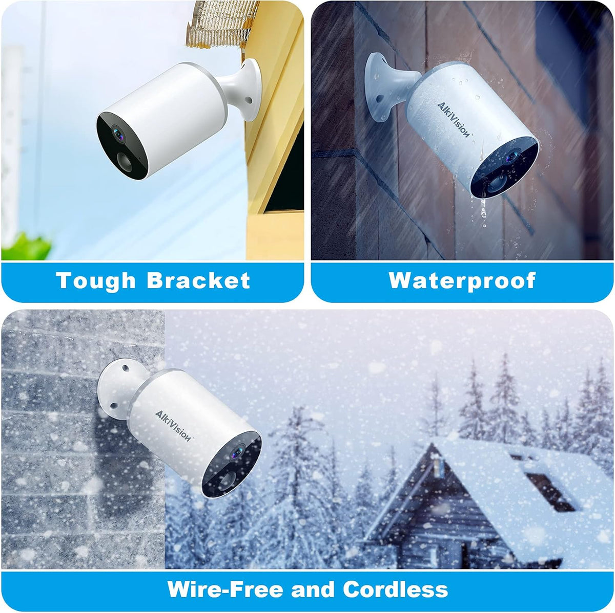 1080p HD Wireless Outdoor Security Camera E212901