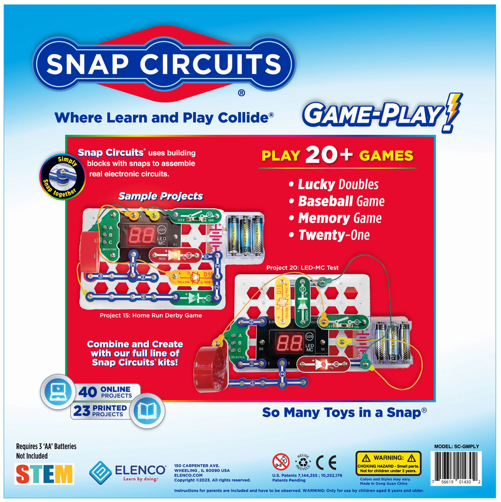 Electronics Exploration Kit, Over 60 Projects, STEM Educational Toy for Kids 8+ Q529