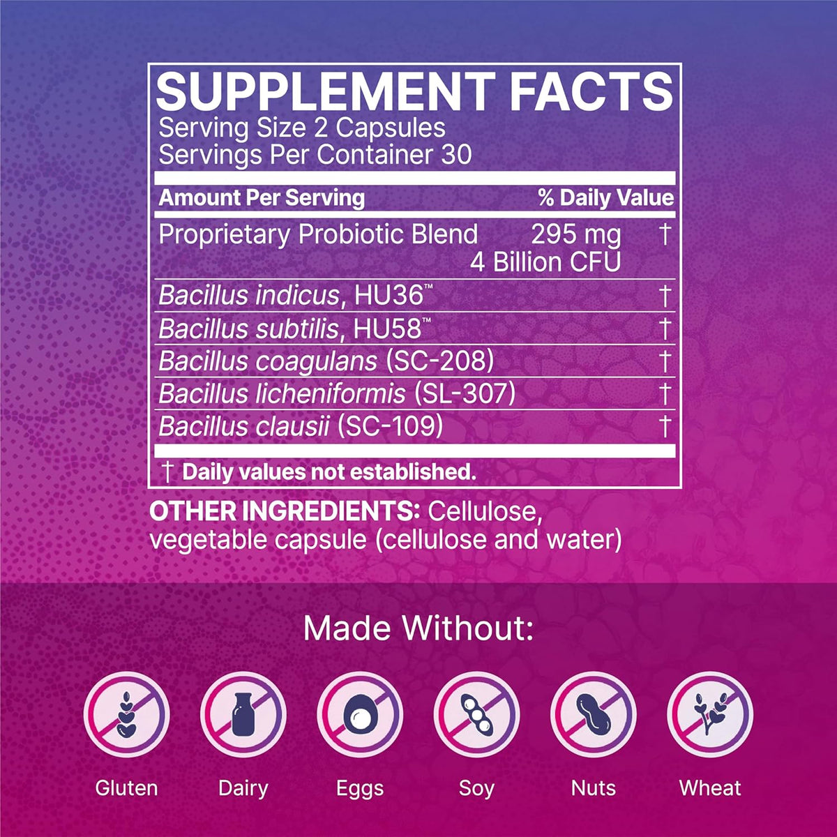Spore-Based Probiotic 60 Capsules and Powder Sachets 30 Sachets Bundle C254854