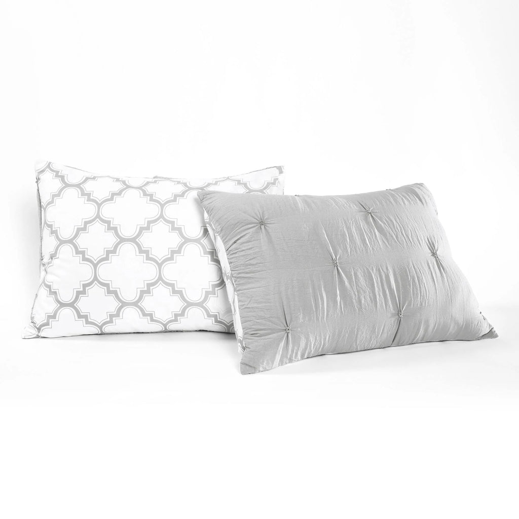 Light Gray Full/Queen Comforter Set L78734