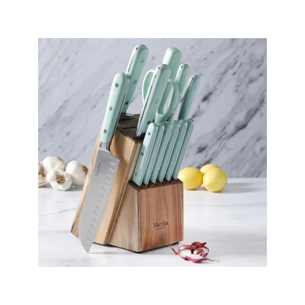 14-Piece Cutlery Set with Wood Block V78894