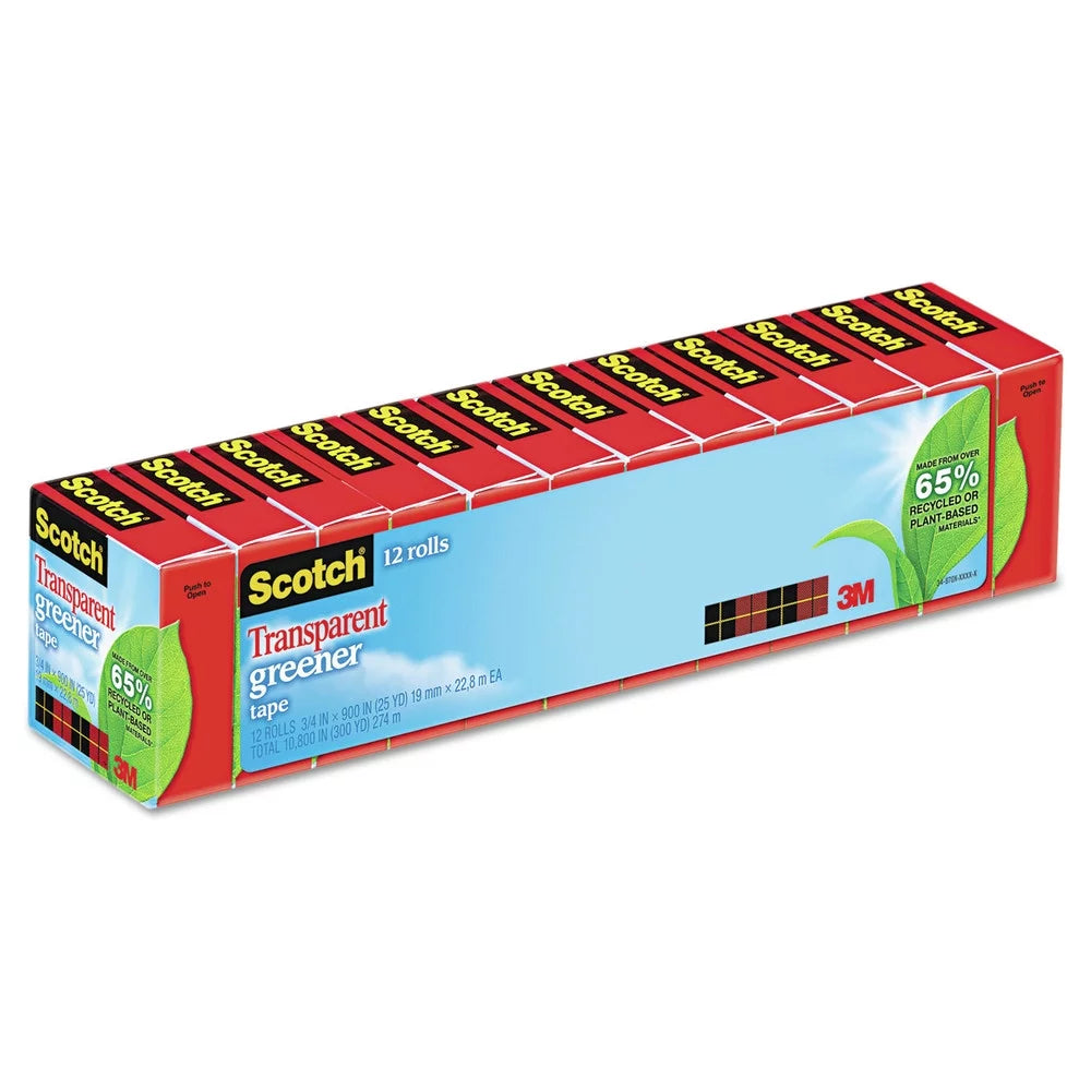 Transparent Tape 12-Piece Pack Y9335