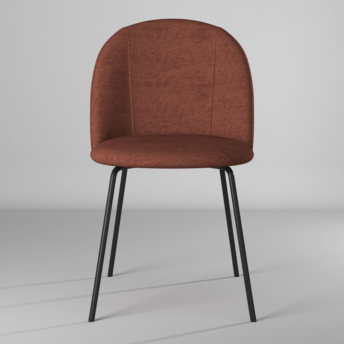 Navy Blue Fabric Dining Chairs (Set of 2) M5593