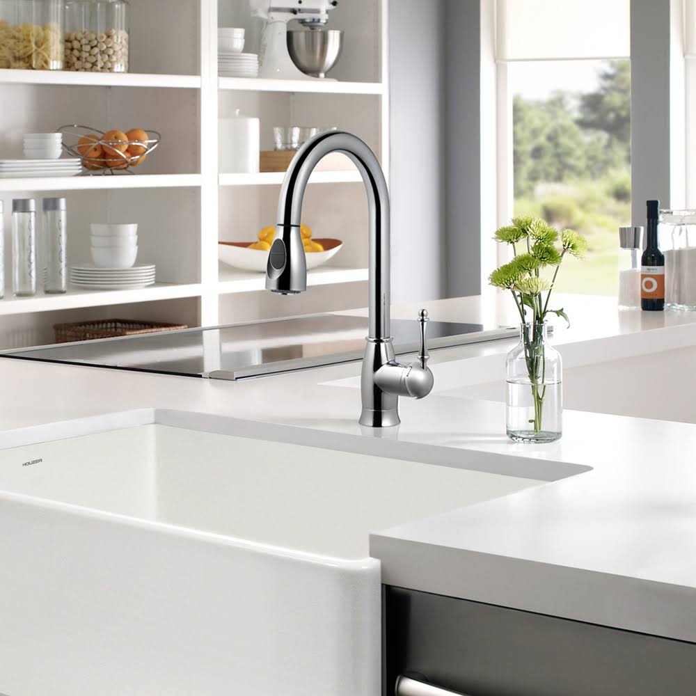 Polished Chrome Pull Down Kitchen Faucet X6970