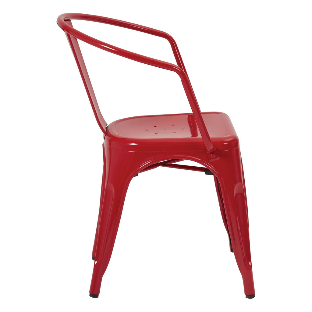 White Metal Chair 4-Pack Y61099