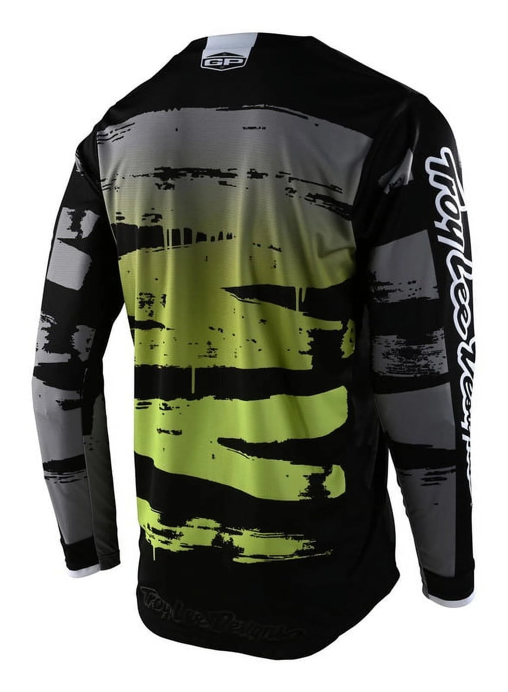 Black/Glow Green Youth MX Offroad Jersey V4436