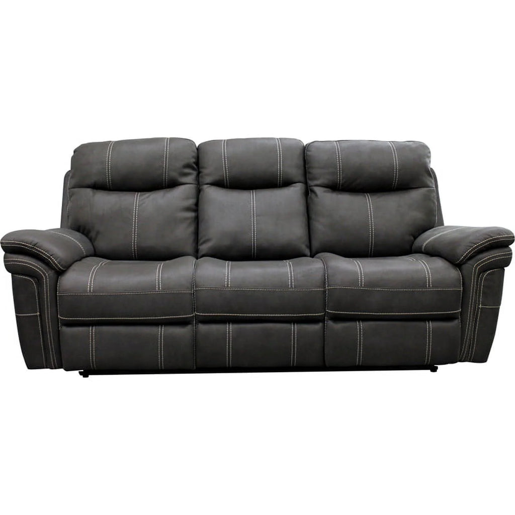 Charcoal Gray 3-Piece Recliner Loveseat and Sofa Set N851734