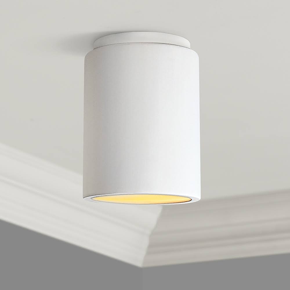 Hammered Rectangle Flush-Mount Light I38409
