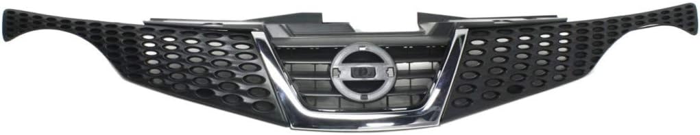 Painted Black Grille Assembly with Chrome Molding Plastic R6910