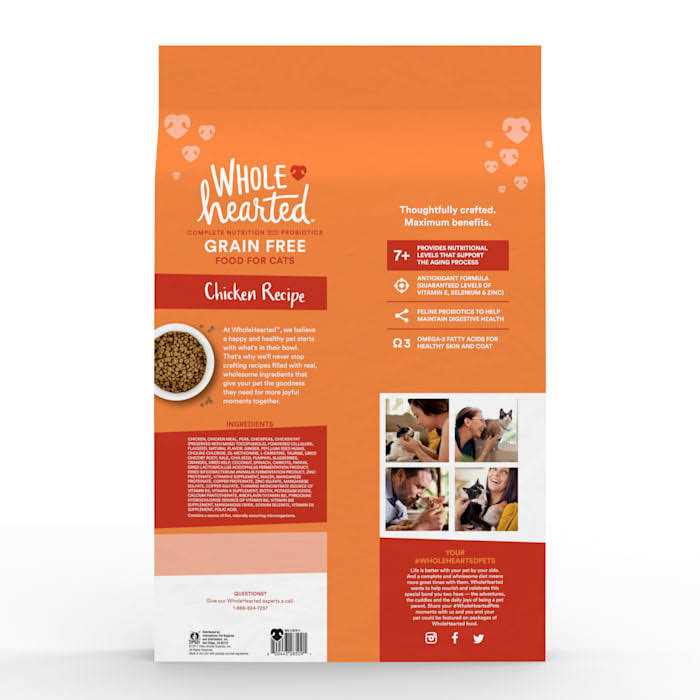 Grain Free Senior Chicken Recipe Dry Cat Food L20569